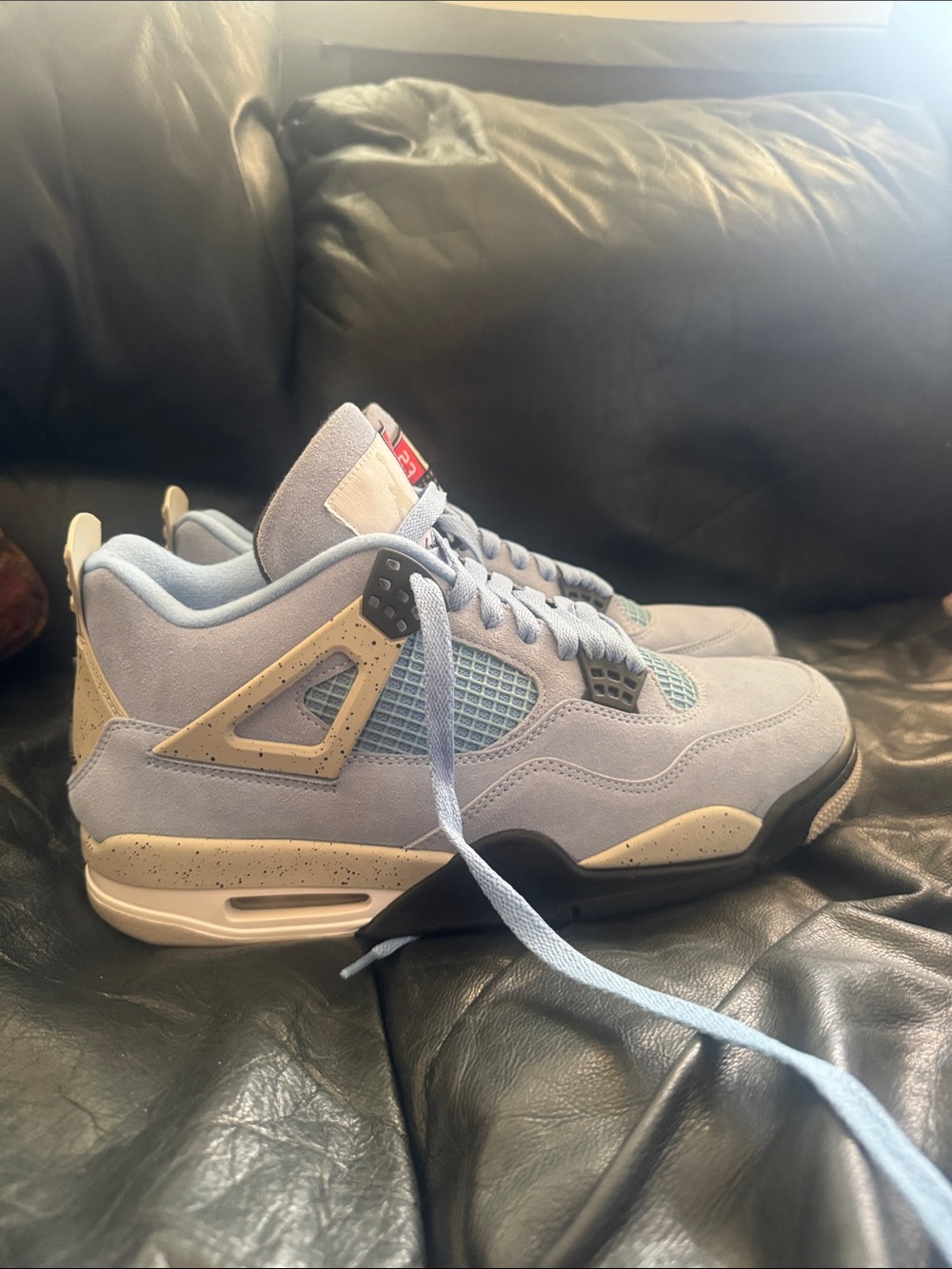 blue suede sneakers - Picture 10 of 10